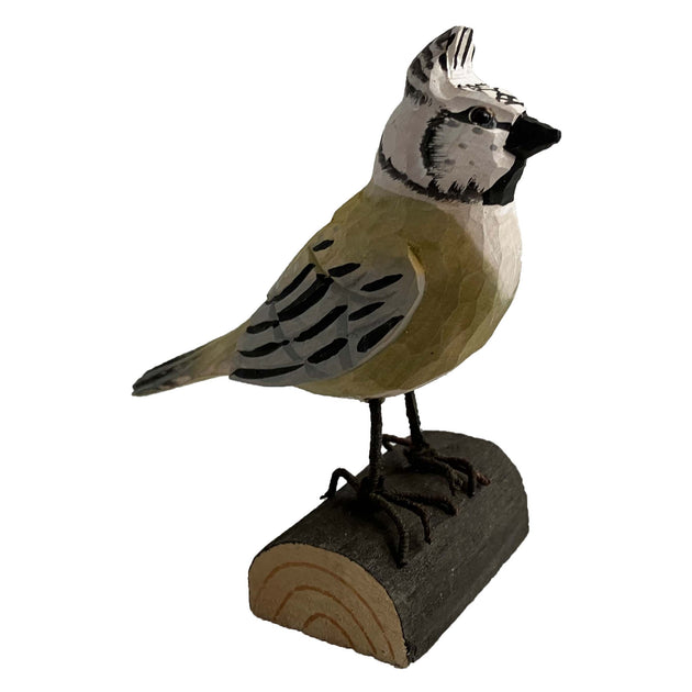 Rost-Deko Vogel (Haubenmeise) – Handgefertigt In Deutschland – Garten- & Wohnungsdekoration