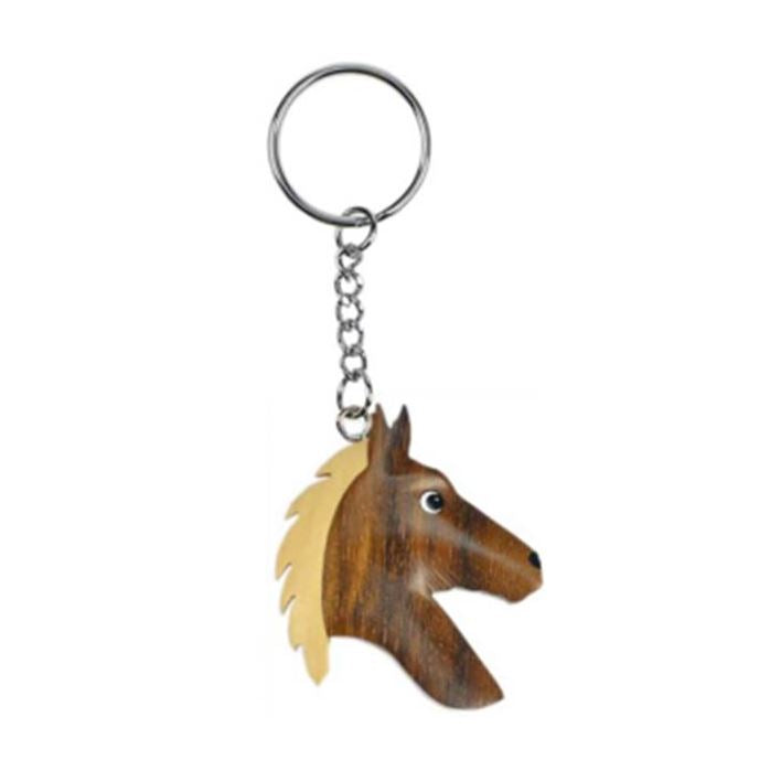 Schlüsselanhänger Pferd aus Holz Nr. 019.039