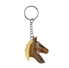 Schlüsselanhänger Pferd aus Holz Nr. 019.039