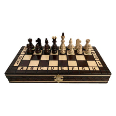 Schach mit Figuren, classic 320 aus Holz, Schachspiel 31x31x2,2 cm