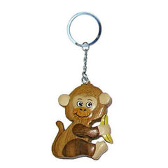 Schlüsselanhänger Affe aus Holz Nr. 019.138