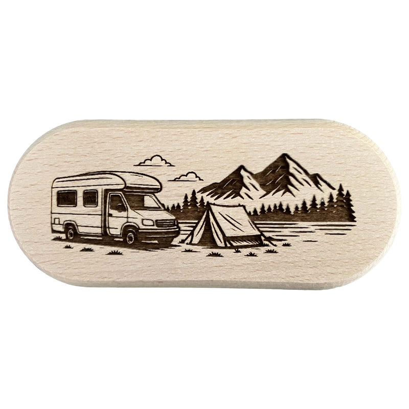 Flaschenöffner oval kurz - Camping