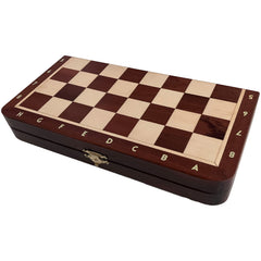 Schach magnetisch mit Figuren, Nr. 140i aus Holz, Schachspiel 28,5x28,5x2,0 cm