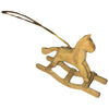 Baumschmuck Schaukelpferd aus Holz
