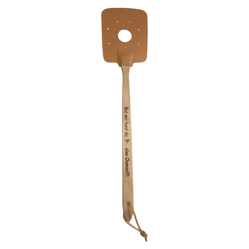 Fliegenklatsche "mit Spruch" 47 cm