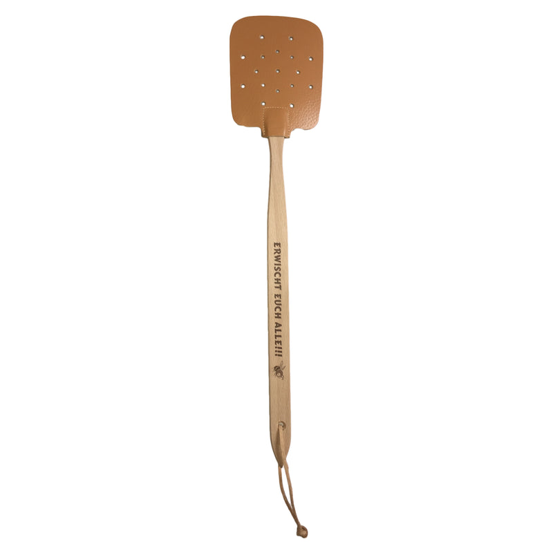 Fliegenklatsche "mit Spruch" 47 cm