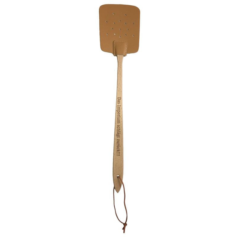 Fliegenklatsche "mit Spruch" 47 cm