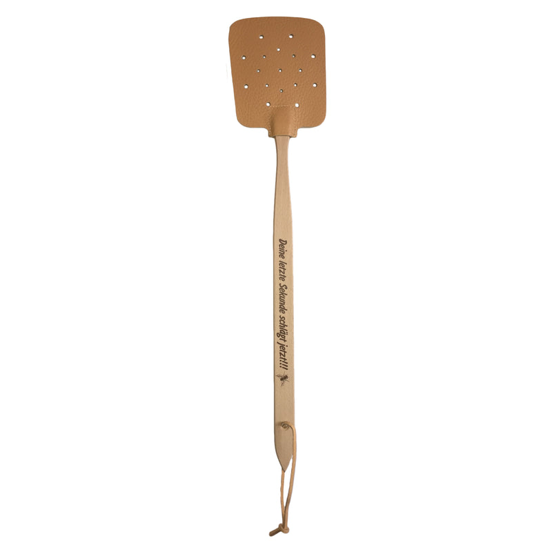 Fliegenklatsche "mit Spruch" 47 cm
