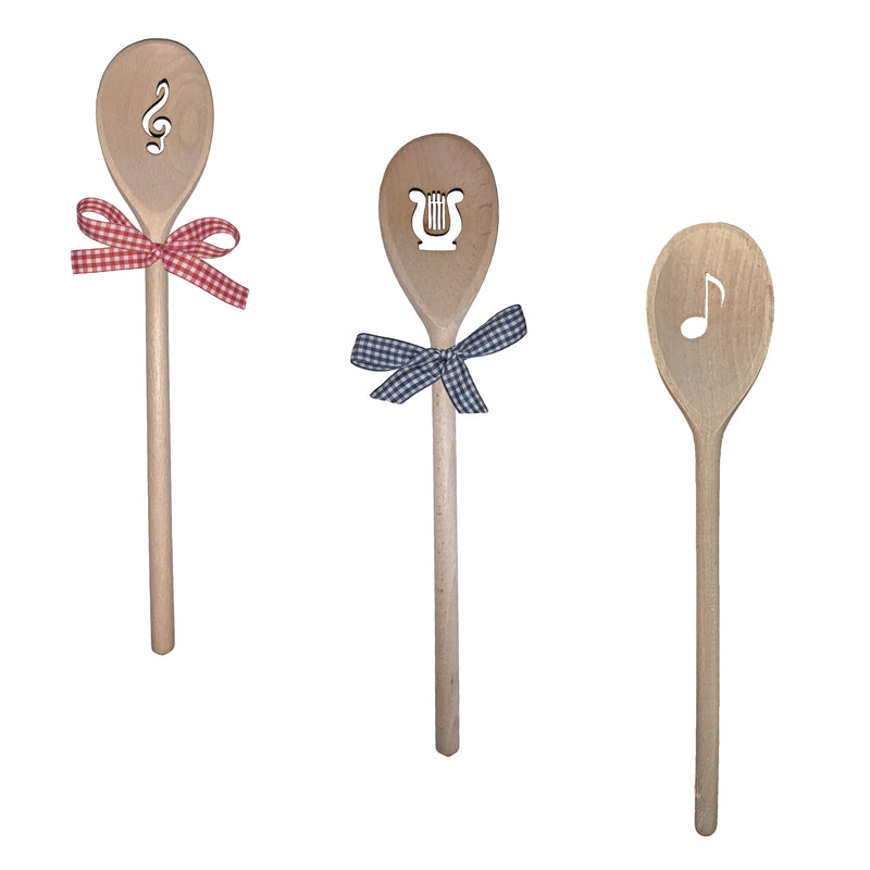 Deko-Kochlöffel "Musik" 30 cm
