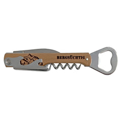 Taschenmesser mit 4 Funktionen, Buchenholz
