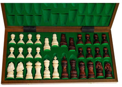 Schach mit Figuren, Nr. 108 aus Holz, Schachspiel 59x59x3,5 cm