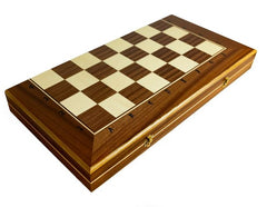 Schach mit Figuren, Nr. 121 aus Holz, Schachspiel 64,5x64,5x4 cm