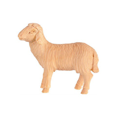 Schaf gehend aus Zirbenholz, Krippenfiguren 