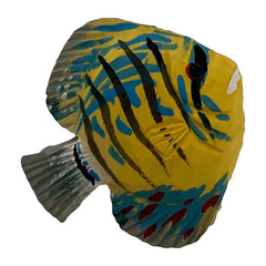 Geschnitzter Fisch blau 013.320