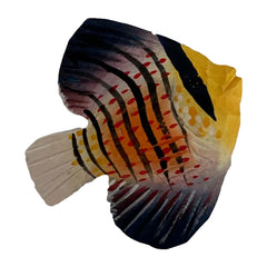 Geschnitzter Fisch lila 013.323