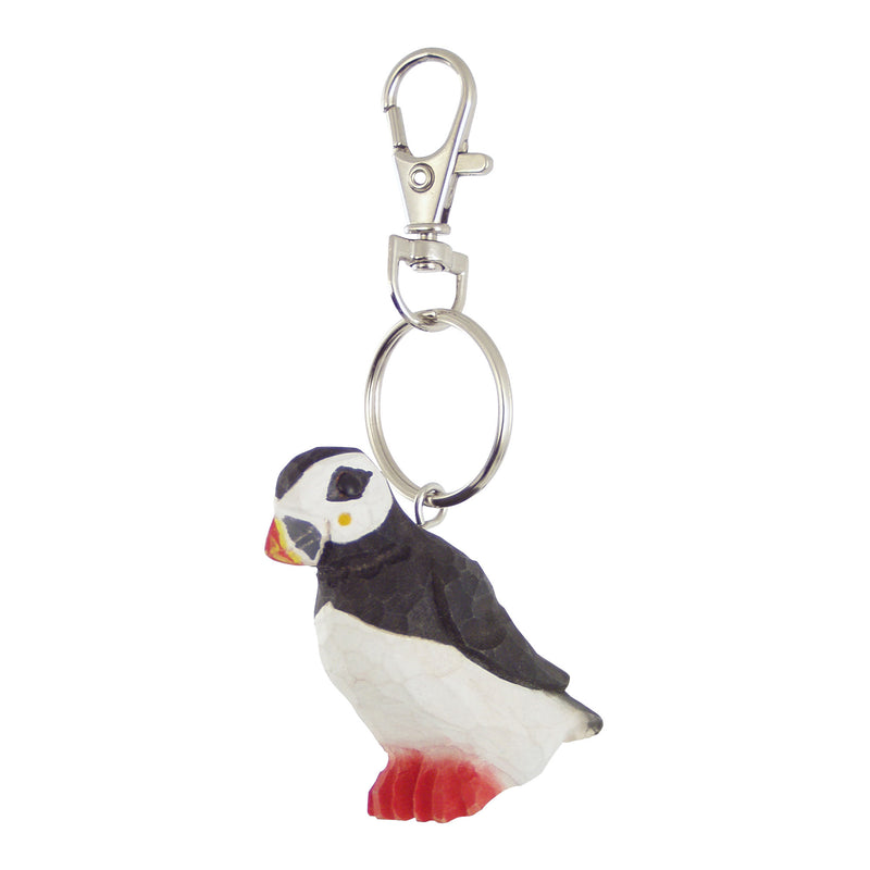 Schlüsselanhänger Pinguin geschnitzt Nr. 013.262