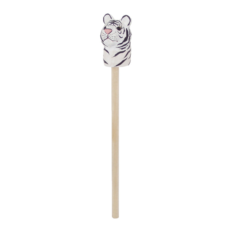 Bleistift weißer Tigerkopf Nr. 013.194