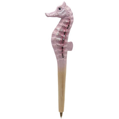 Kugelschreiber Seepferdchen pink Nr. 013.129 aus Holz