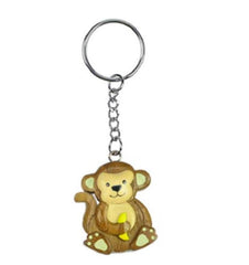 Schlüsselanhänger Affe aus Holz Nr. 019.003
