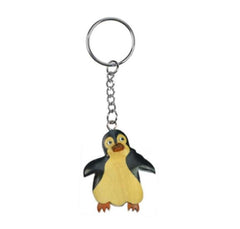 Schlüsselanhänger Pinguin aus Holz Nr. 019.009