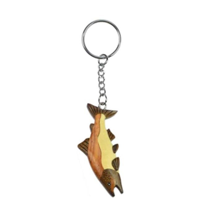 Schlüsselanhänger Fisch aus Holz Nr. 019.016