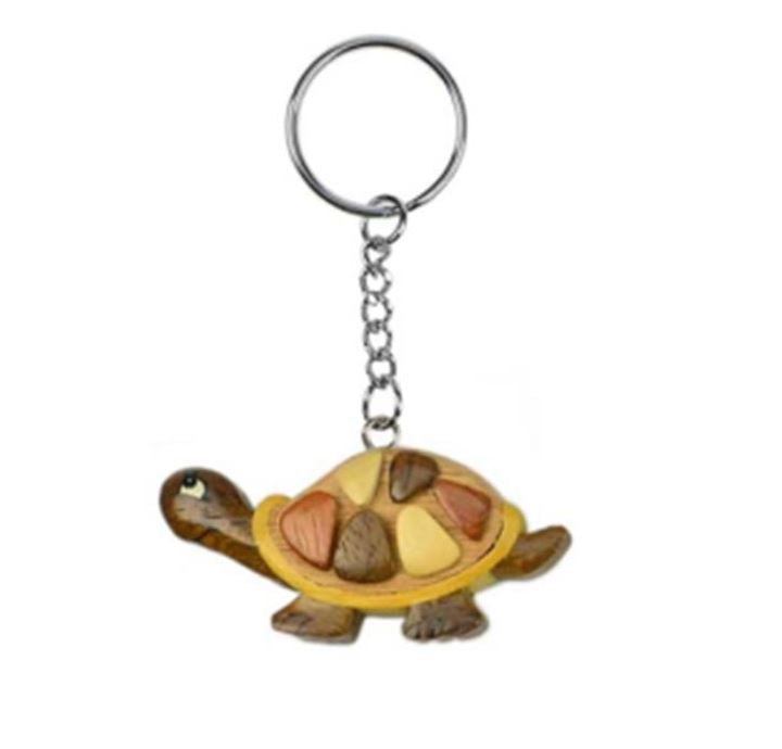 Schlüsselanhänger Schildkröte aus Holz Nr. 019.019