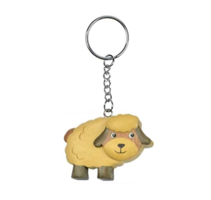 Schlüsselanhänger Schaf aus Holz Nr. 019.024