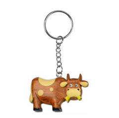 Schlüsselanhänger Kuh aus Holz Nr. 019.031