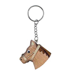 Schlüsselanhänger Pferd aus Holz Nr. 019.038