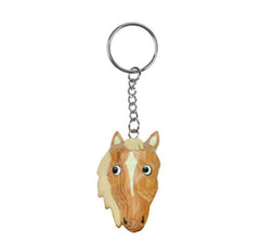 Schlüsselanhänger Pferd aus Holz Nr. 019.040