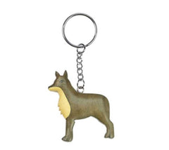 Schlüsselanhänger Wolf aus Holz Nr. 019.051
