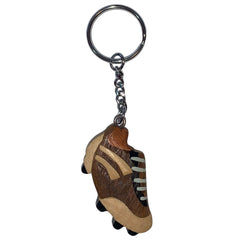 Schlüsselanhänger Fußballschuh aus Holz Nr. 019.067