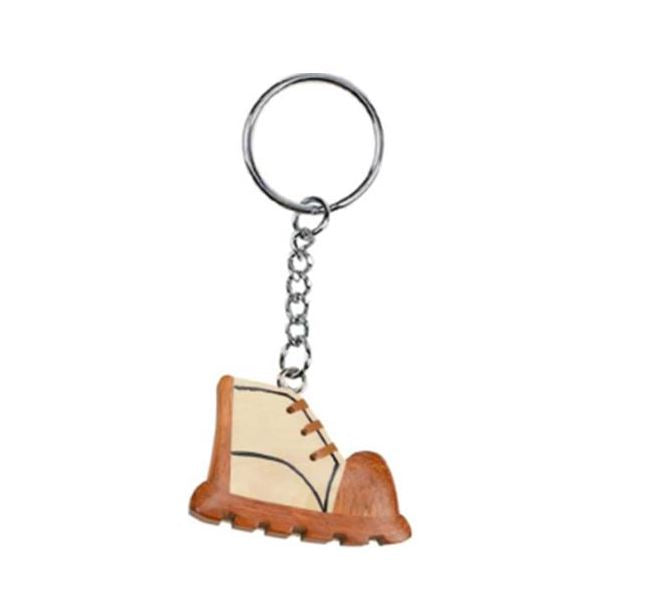 Schlüsselanhänger Schuh aus Holz Nr. 019.070