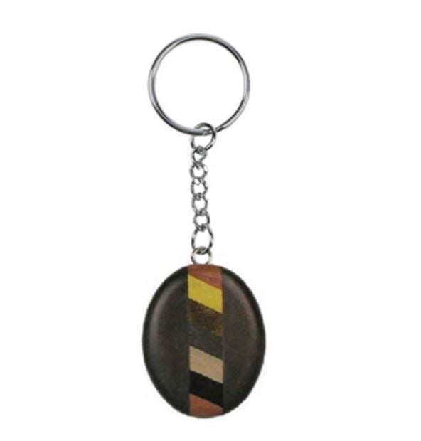 Schlüsselanhänger Medaillon aus Holz Nr. 019.106