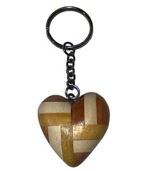 Schlüsselanhänger Herz aus Holz Nr. 019.112