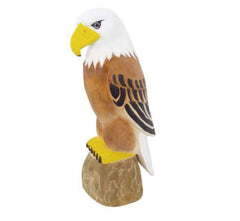 Handgeschnitzter Adler bemalt aus Holz ca. 30 cm