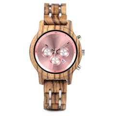Holzuhr Damen Sial Elegance, Armbanduhr aus Holz Nr. SE505