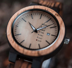 Holzuhr Herren Sial Elegance, Armbanduhr aus Holz Nr. SE512