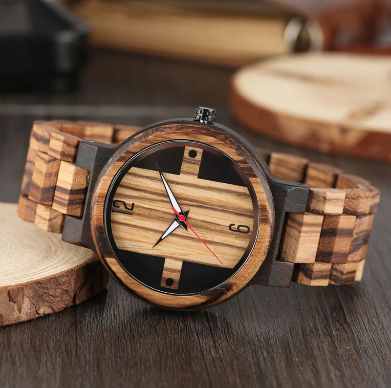 Holzuhr Herren Sial Elegance, Armbanduhr aus Holz Nr. SE524