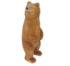 Handgeschnitzter Bär bemalt aus Holz ca. 20 cm