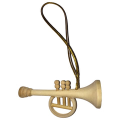 Baumschmuck Trompete aus Holz Nr. C-04