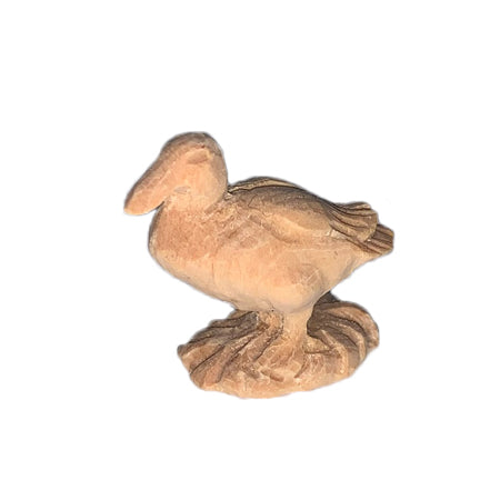 Ente aus Zirbenholz, Krippenfiguren "Schönste Zirbe"