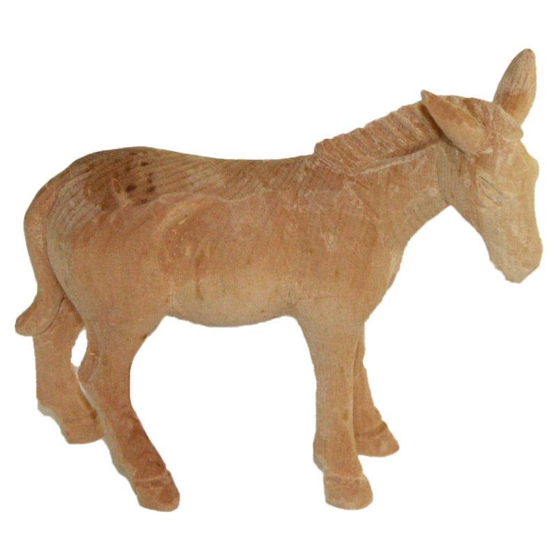 Esel aus Zirbenholz, Krippenfiguren "Schönste Zirbe"