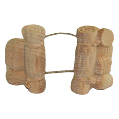 Gepäck für Kamel aus Zirbenholz, Krippenfiguren 