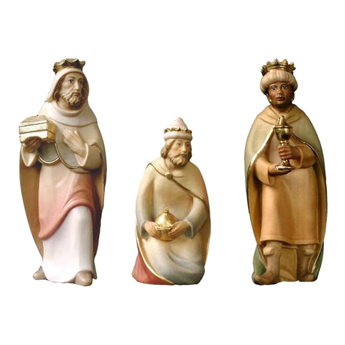Hl. 3 Könige aus Ahornholz, Krippenfiguren "Mirja"