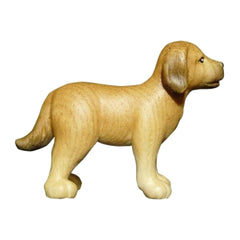 Hund Labrador aus Ahornholz, Krippenfiguren 