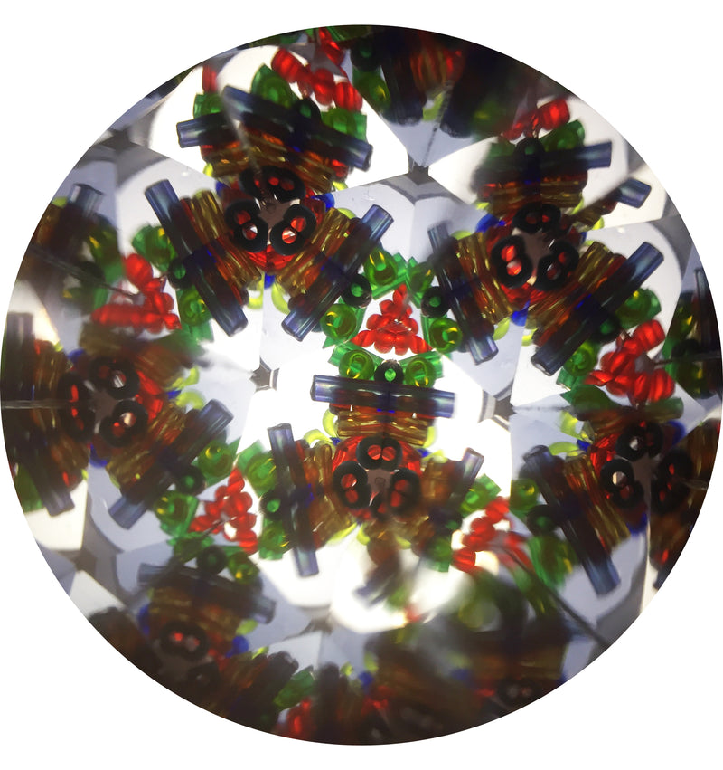 Kaleidoskop aus Holz 6,7x4,8 cm aus Set 2
