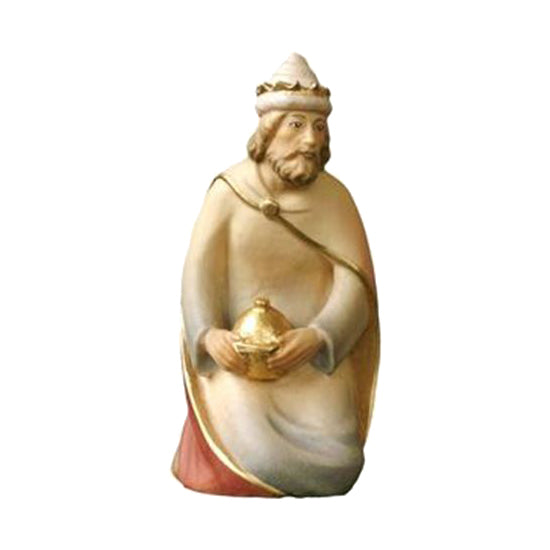 König kniend aus Ahornholz, Krippenfiguren "Mirja"