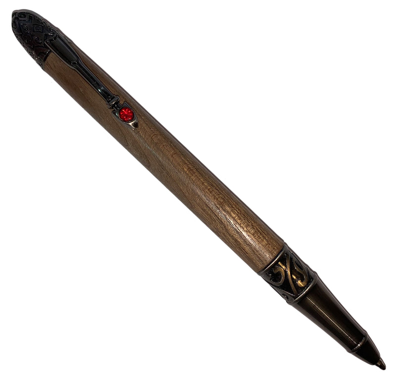 Kugelschreiber vom Kunstdrechsler aus Walnussholz Nr. HW3002