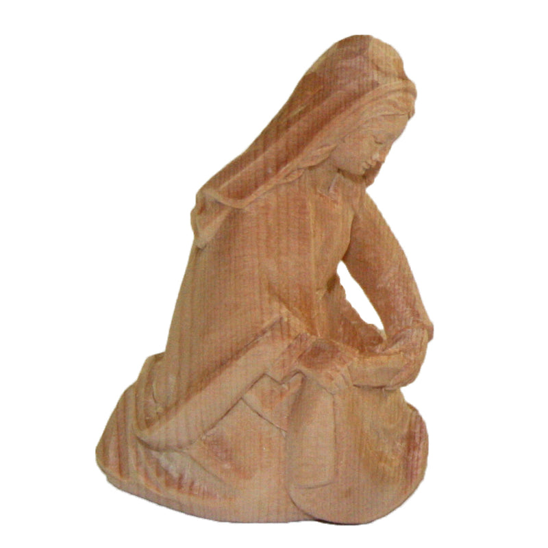Hl. Maria aus Zirbenholz, Krippenfiguren "Schönste Zirbe"
